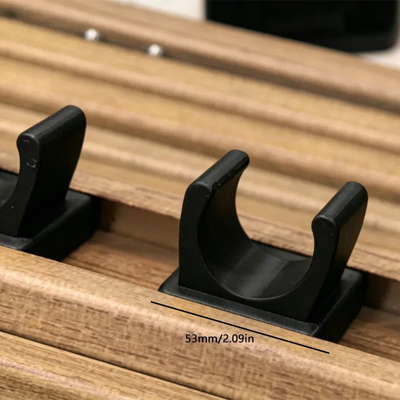 

Universal Round Tube Buckle for Camping Cart Egg Roll Table, No Disassembly Needed, Portable Fixed Accessories