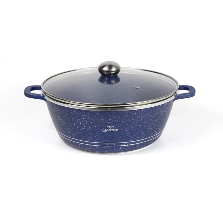 23 Pcs Non-Stick Granite Coating Cookware Set Aluminum Pan And Pot Set With Silicone Utensils