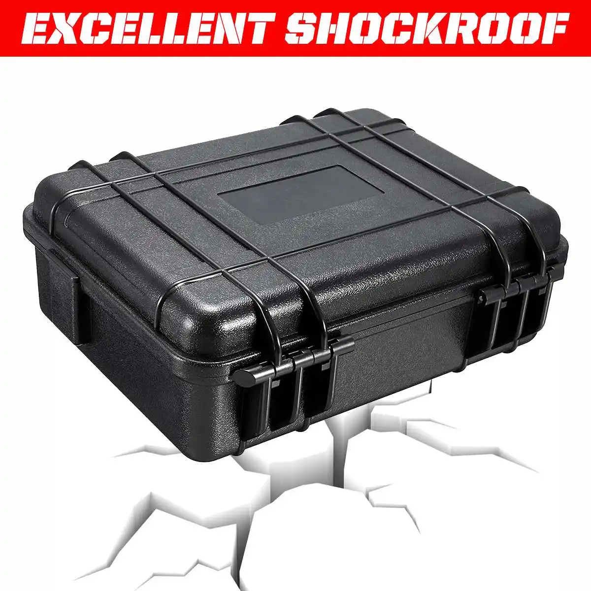 5 Sizes Tool Case Waterproof Hard Carry Tool Box Portable Impact Resistant Equipment Storage Box With Sponge Multifunctional