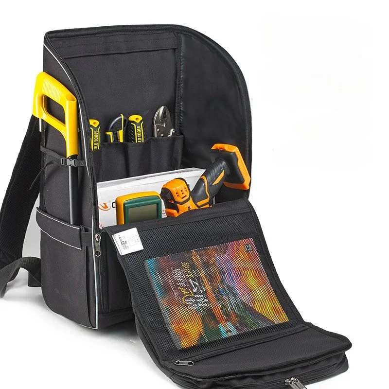 Electrician Tool Bag Backpack Greener Quality Tool Bag Professional Tool Pouch with Shoulder Strap Multifunctional Multi Bag