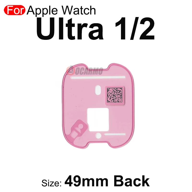 Vorderseitiges Display-Klebeband Rückseitige Abdeckung Aufkleberband für Apple Watch Series 4 5 6 7 8 9 Ultra 1/2 SE 3 40mm 41mm 44mm 45mm 49mm