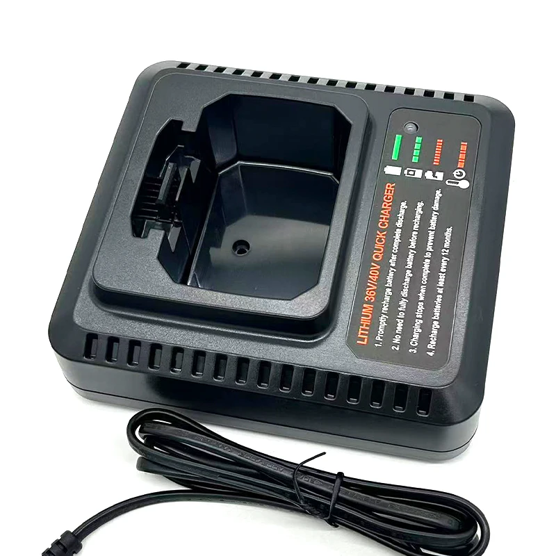 Portable Fast Charger LCS36/LCS40 for Black & Decker 36V/40V Li-Ion Batteries Dedicated Replacement Lithium-Ion Battery Charger