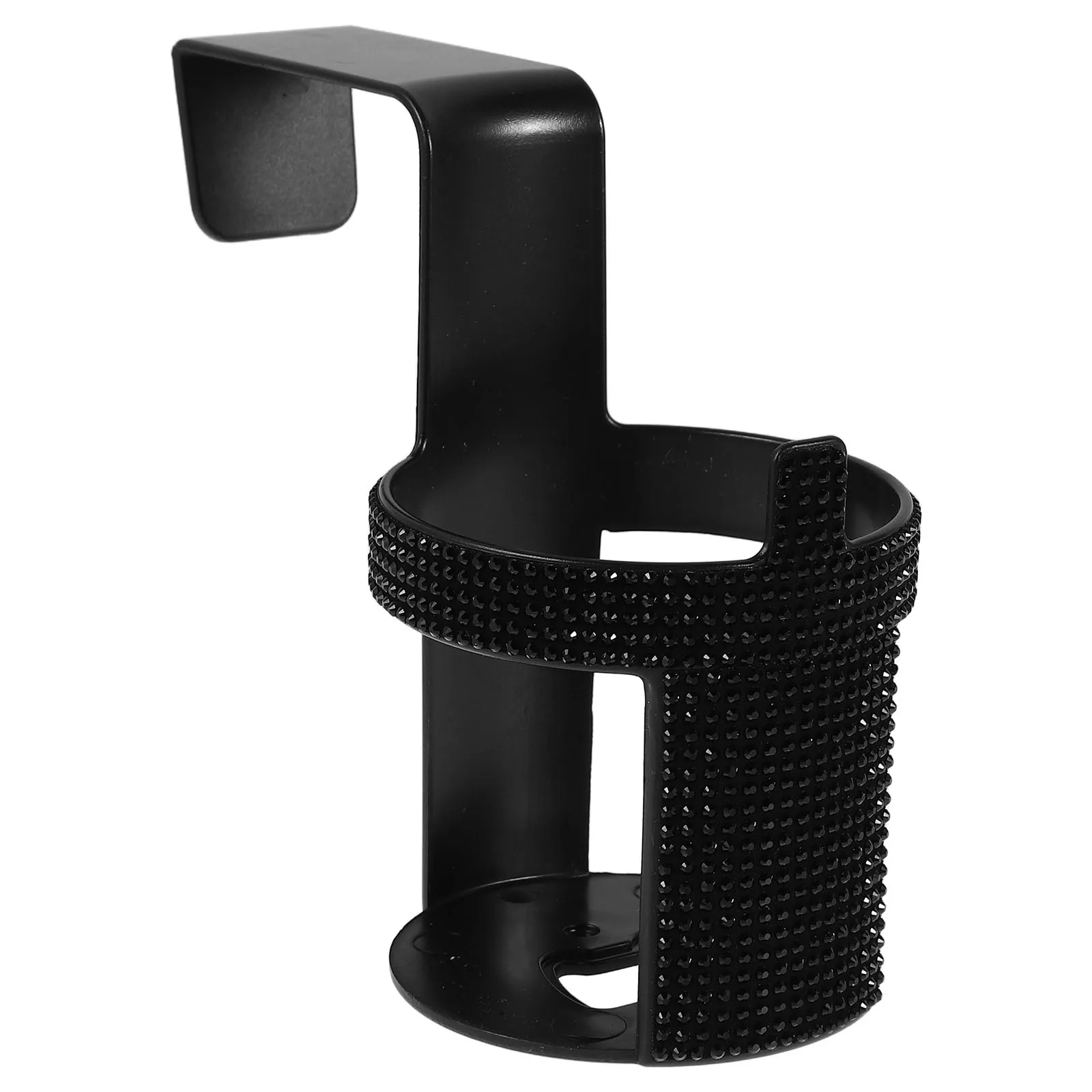 

Car Bottle Holder Multifunctional Hanging Hook Auto Cup Holder Rhinestone Decor Vehicle Cup Hook for Water Bottles and Drinks