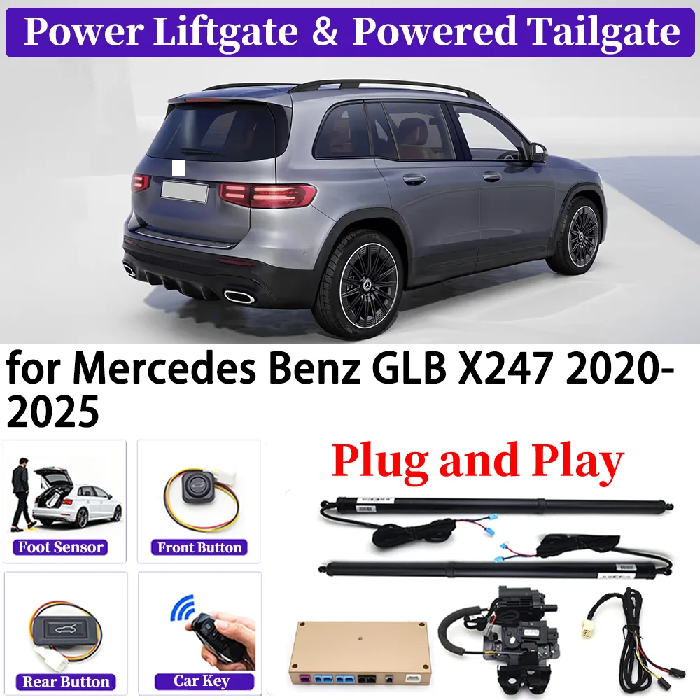 

for Mercedes Benz GLB X247 2020-2025 OEM Upgrade Car Automatic Power Liftgate Kit Smart Auto Electric Tailgate System Plug＆play