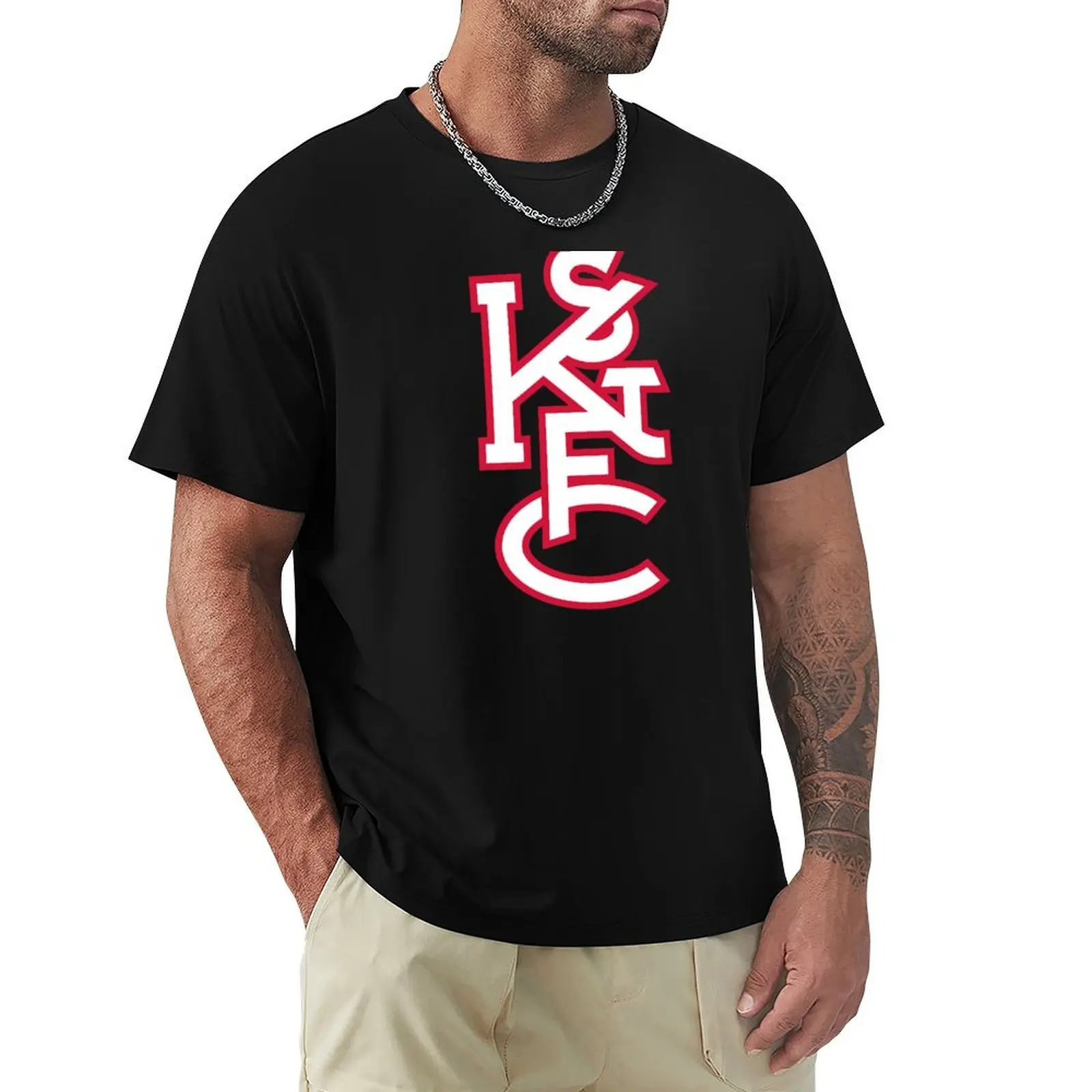 St Kilda Saints Monogram T-Shirt Casual Graphic Print Tee