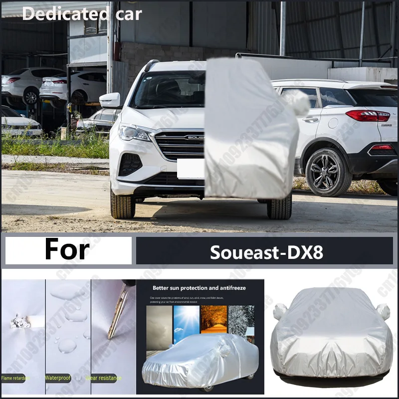 

For Soueast-DX8 Oxford cloth car cover for sun protection, rain resistance, and all season special car dust cover