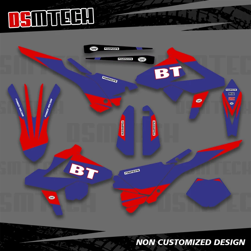 

DSMTECH полная графика наклейки мотоцикл фон на заказ для BETA RR 125 250 300 430 2018 2019 002