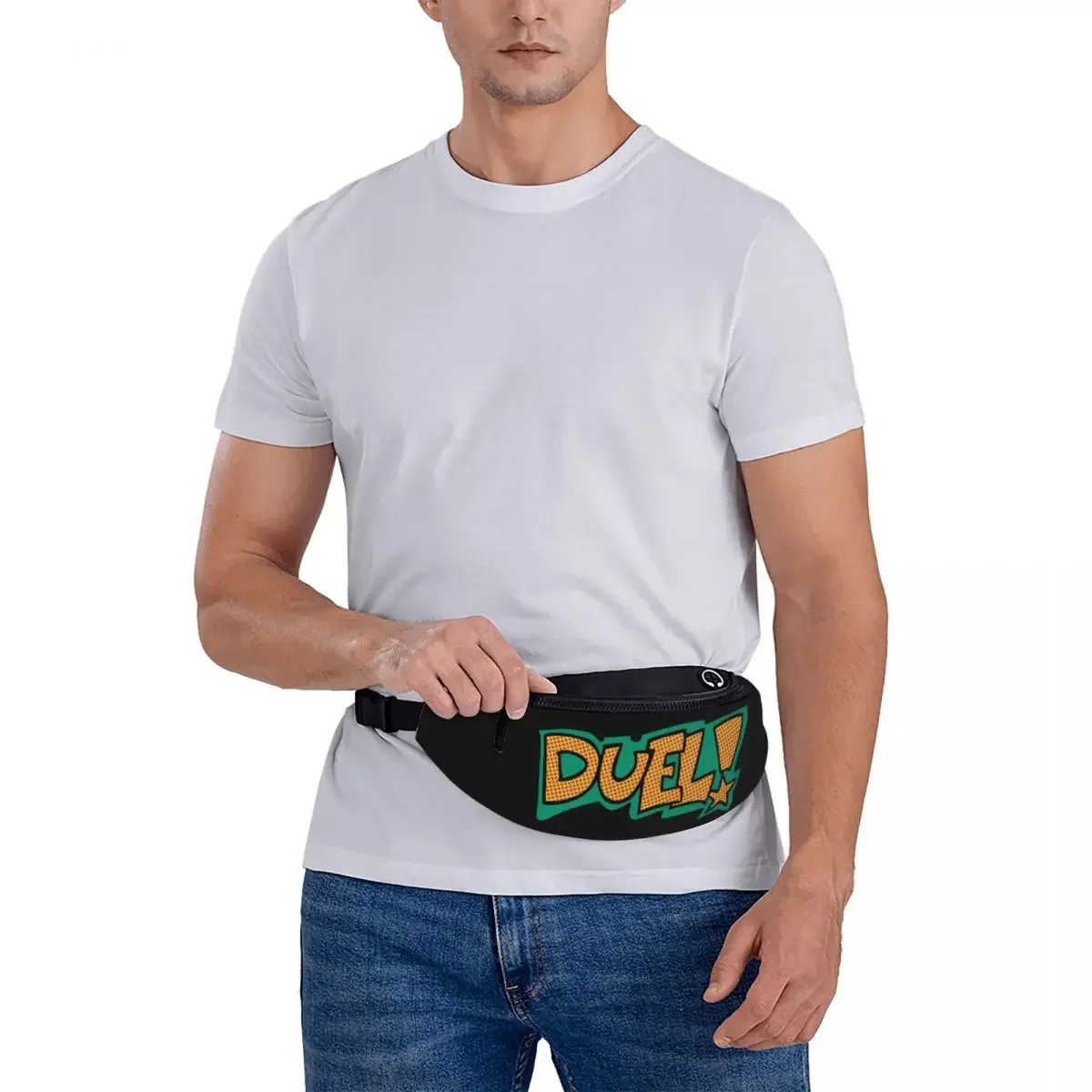 Duel! Simple Chest Bag Accessories For Men Women Casual Duelo Yu-Gi-Oh! Belt Bag