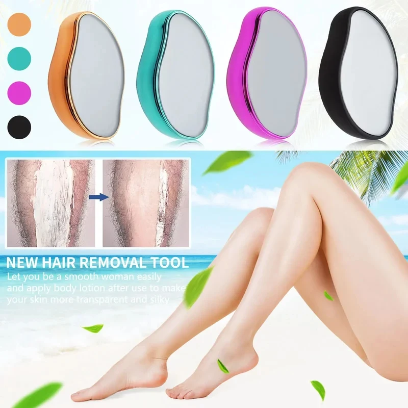1/2/3pcs Painless Hair Removal Stone Nano Version Depilatory Gum Eraser Scrub Crystal Epilator Beauty Tool For Women Body