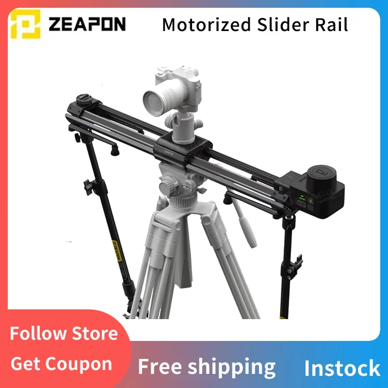 ZEAPON Micro 3 Motorized Slider Rail E500 E700 E1000 M500 M700 M1000 For DSLR Camera Video Double Distance Portable Slider