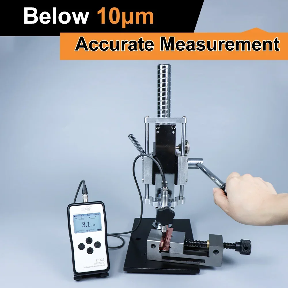IN STOCK Own Brand LS225 N1500 Aluminum Coating Thickness Tester 1500μm NFe Handheld Coating Thickness Gauge