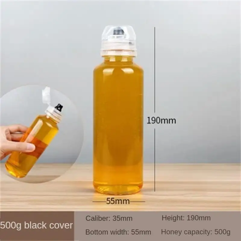 Honey Dispenser Honey Squeeze Bottle Vinegar Oil Syrup Bottle Pot Dispenser Salad Sauce Bottles Ketchup Cruet Kitchen Accessorie