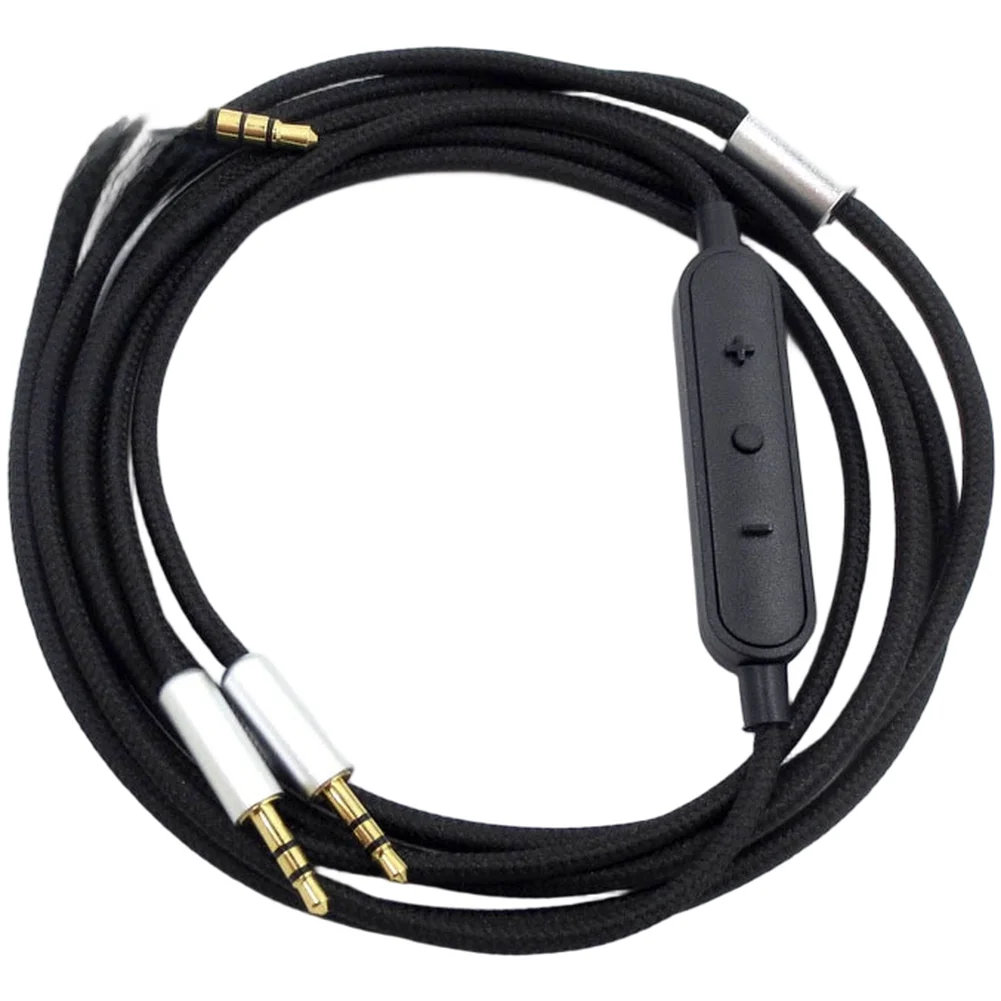 Replacement Audio Cable For Headphones V8 V10 V12  FOR XIAOMI  3.5mm To Dual Utilizes High-conductivity Wiring With 35-strand