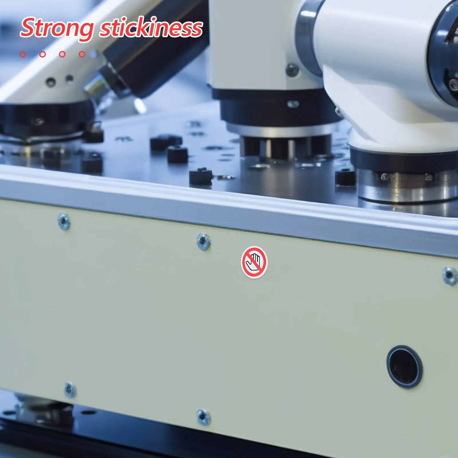 

20Pcs Warning Sticker Do Not Touch Sign Safety Label Sticker Adhesive Strong Adhesion Universal Standard Symbol for Equipment
