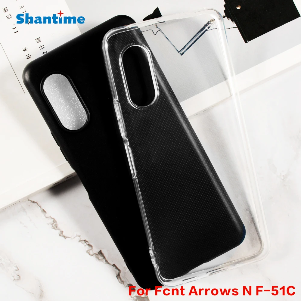 Case for Fcnt Arrows N F-51C TPU Shockproof Rubber Cover Protective Bumper Flexible Shell for Fcnt Arrows N F-51C