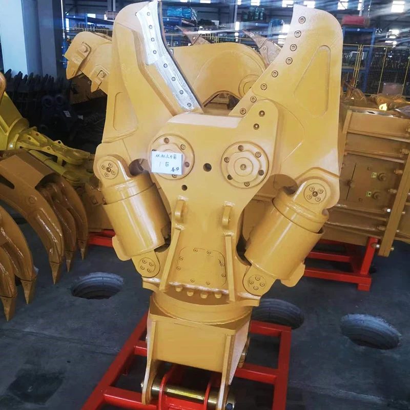 Hydraulic Dual Cylinder Shear Powerful Iron Cutting Building Dismantling Machine Wear Resistant Blade Customized
