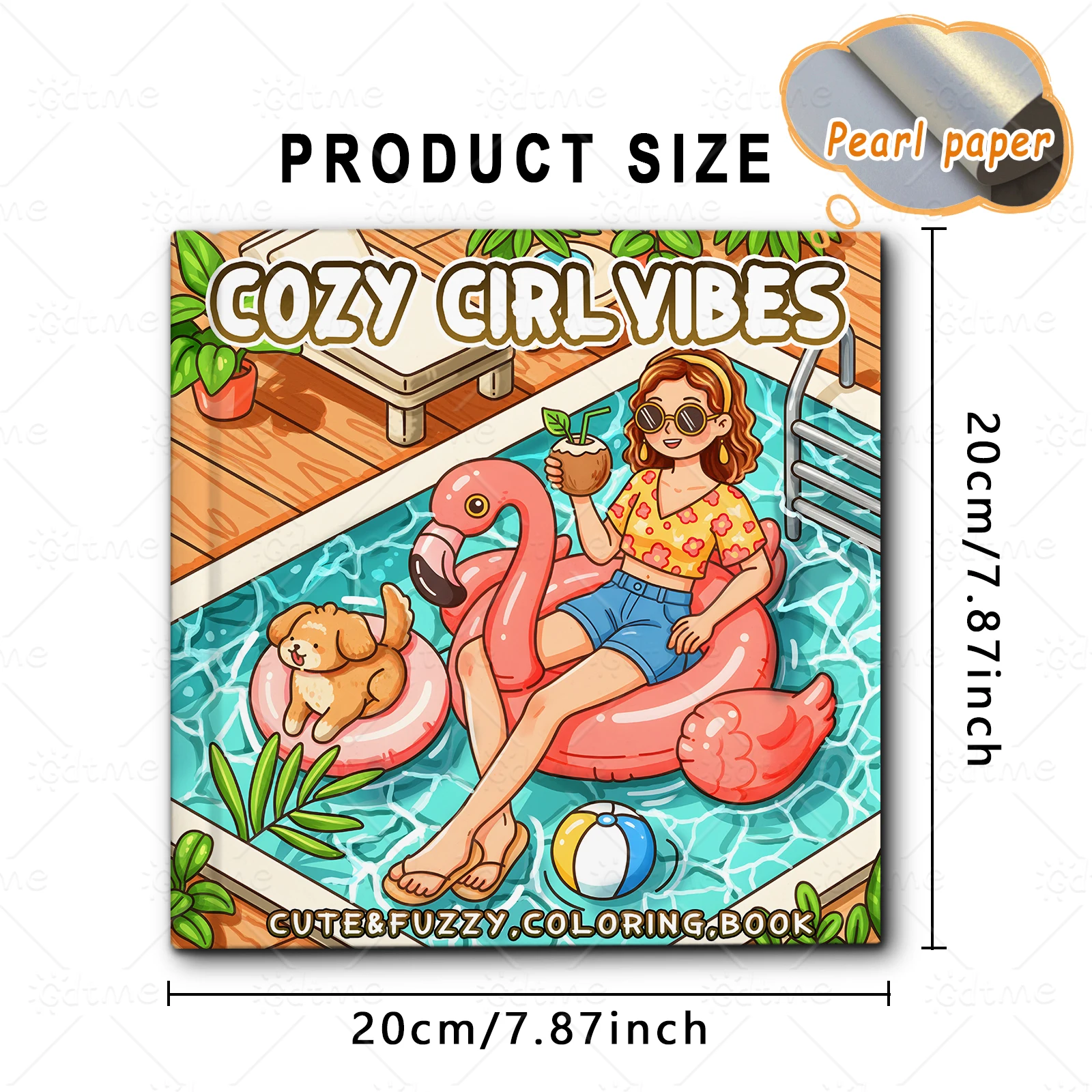COZY CIRL VIBES Coloring Book for Adults Featuring Cute Cozy Daily Activities for Relaxation (Cozy Spaces Coloring) image 3