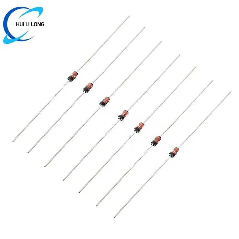 10/50/100PCS 1N4148 Small Signal Fast Switching Diodes High-Speed Axial 200mA 100V DO-35 (DO-204AH) IN4148 Silicon Diodes