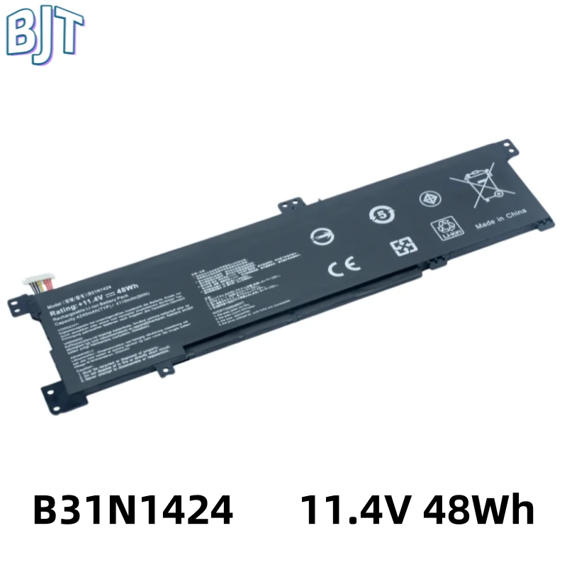 New 11.4V 48Wh B31N1424 Laptop Battery For ASUS A400U A401L K401L K401U B5010 500 200 K401LB5010 K401LB5500 K401LB5200 Lithium