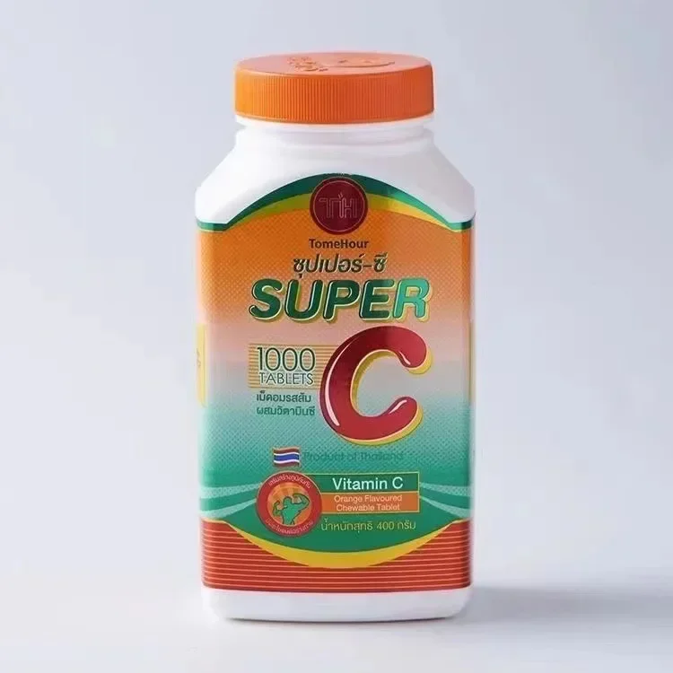 1 bottle of vitamin C chewable tablets promotes collagen synthesis enhances iron absorption strengthens immunity