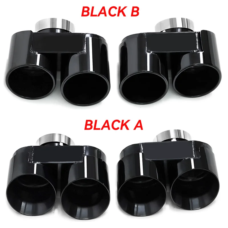 Quad Carbon Fiber Exhaust Tip For BMW G22 G23 G26 420i 430i 425i Muffler Tip Exhaust Nozzle Exhaust Pipe Replacement Tailpipe