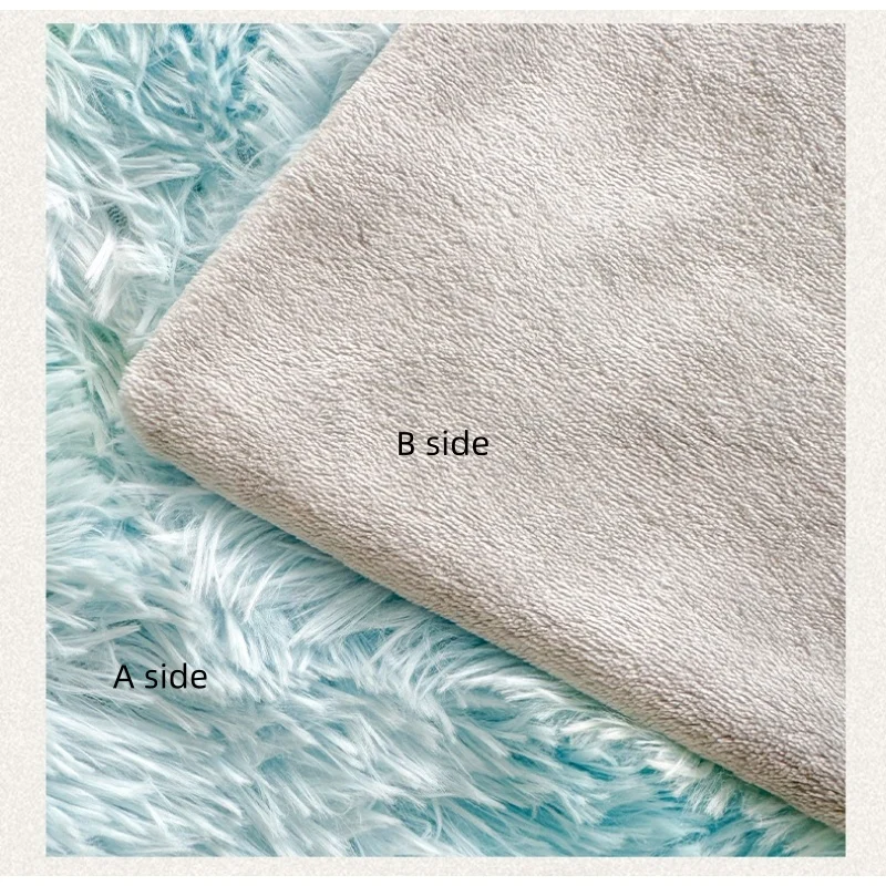 Dyed Long Hair Duvet Cover Winter Warm Mink Velvet Blanket With Zipper Comforter Quilt Cover Flannel Colorful Bedding 150*200cm