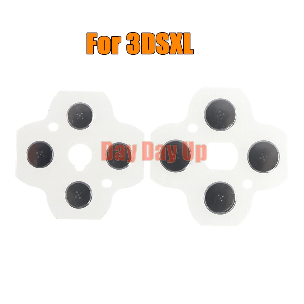 1 個金属導電性フィルムコントローラ 3DS XL LL D パッド D-パッドボタンフィルムボタンステッカー 3DSXL 修理部品