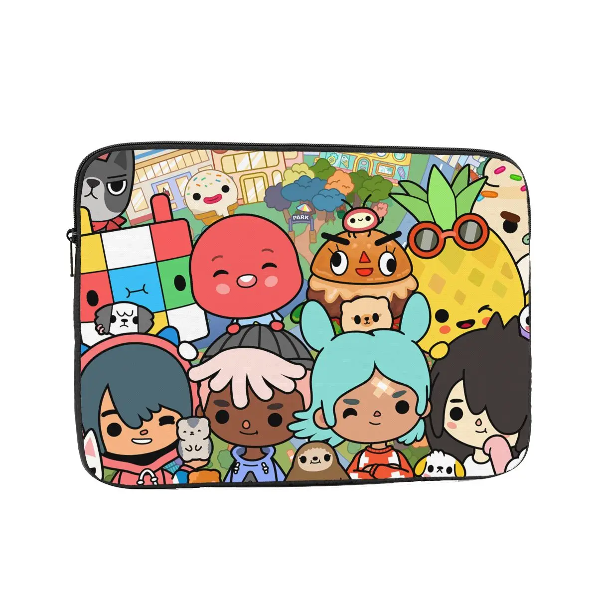 

Toca Life Box Toca Boca Cute Game Чехол для ноутбука Сумка 10, 12, 13, 15, 17 дюймов Сумка для ноутбука Противоударный чехол для планшета