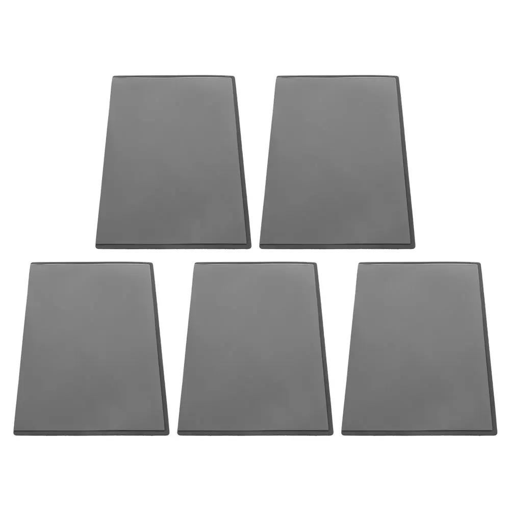 

5 Pcs Magnets Magnetic Photo Frame Document Holder for Wall Door Sign Picture Frames Fridge Black Paper
