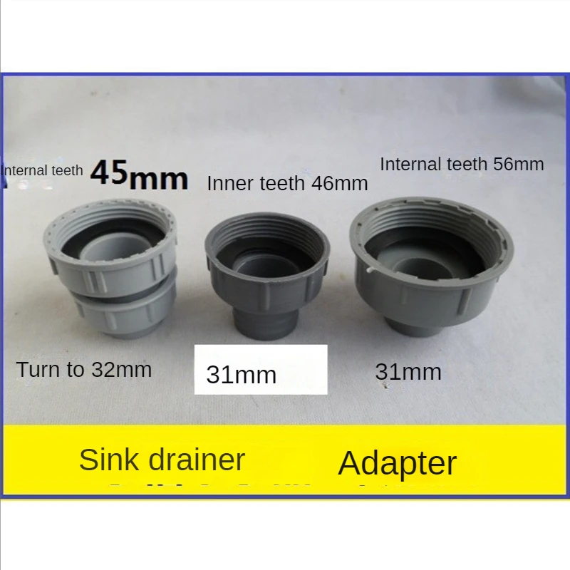 Adaptateur de bassin de cuisine professionnel, accessoires de connecteur de tuyau fileté, raccord de joint de tuyau de vidange