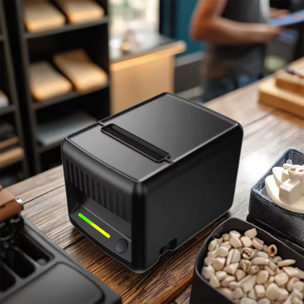 

Milestone 80 мм автоматический резак термопринтер чеков POS печатная машина для купюр термопринтер чеков 200 мм/с