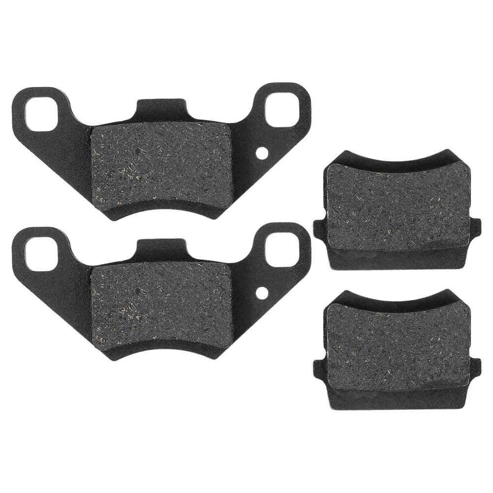 

2 Sets Disc Brake Pads Front Rear Motorcycle ATV UTV Brakes Friction Plates Replacement Black Hydraulic Caliper Go Carts Pit
