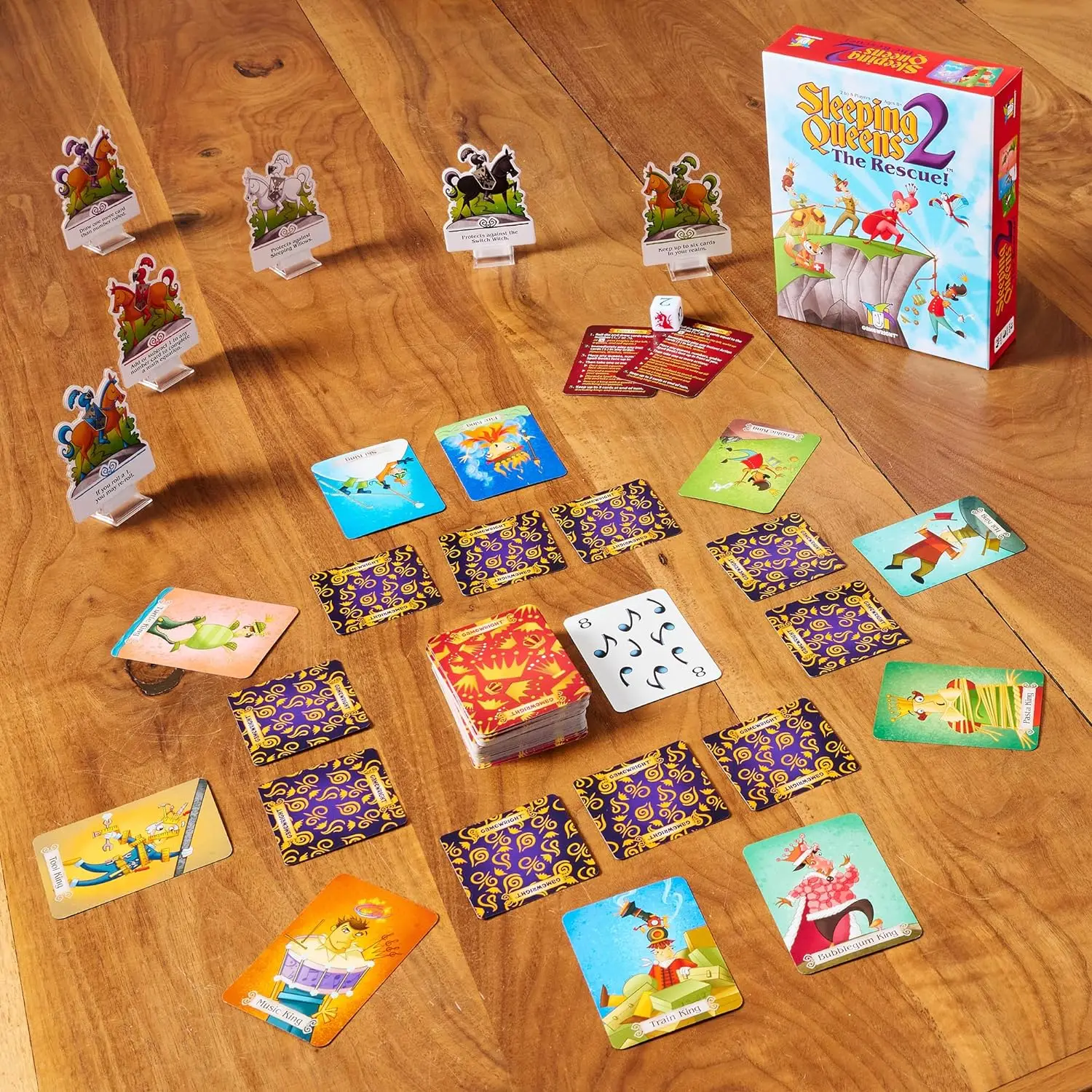 Sleeping Queens 2: The Rescue | Family Card Game | Ages 8+ | 2-5 Players | 20 Minutes Playing Time