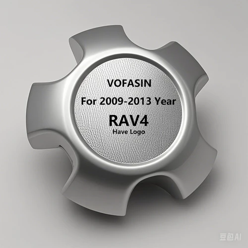 Imagen 2 del producto Tapas centrales de rueda de coche, tapas de cubierta para Toyota RAV4 2009 - 2013 años 4260B-0R020/0R030, accesorios de cubierta antipolvo para llanta de coche con logotipo
