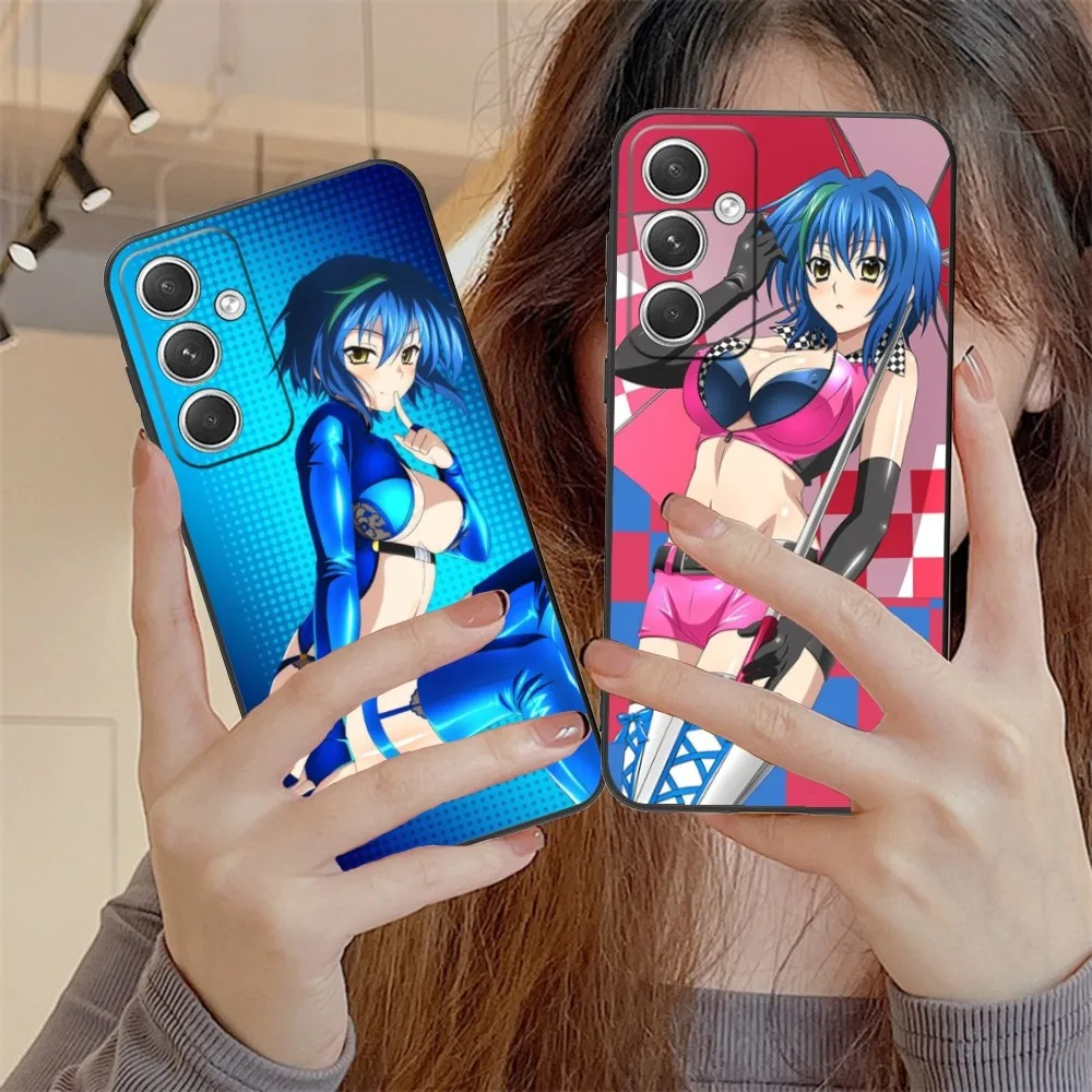 High School DXD Xenovia Cell Phone Case for Samsung Galaxy S24 S23 S22 S21 S10 S9 S8 Plus Ultra Black Soft Phone Cover Funda