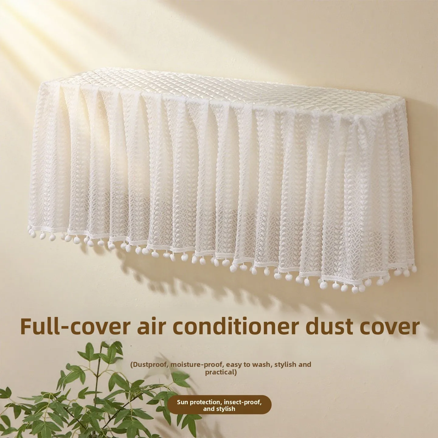 

2025 New Sle Universal Hanging pe Air Conditioner Dust Cover Windproof Curtain Start without Removal Full Paage Cover
