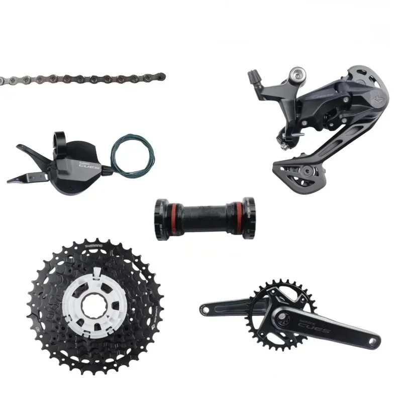 Набор CUES U6000 SL-U6000 1x10s правый RD-U6000 FC-U6000 170 мм 175 мм LG300 11-48T CN-LG500 для оригинального комплекта горного велосипеда