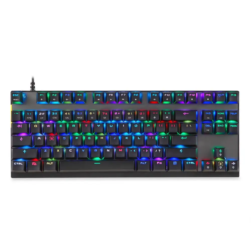 Motospeed 87keys 80% Tenkeyless TKL mechanical gaming keyboard