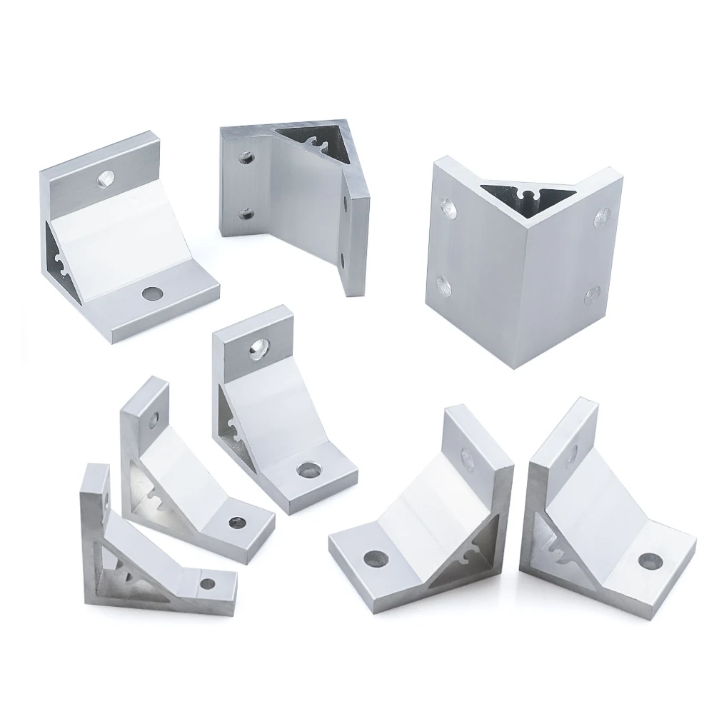 4Pcs/Lot 90 Degree 2020 3030 4040 4545 5050 6060 8080 Corner Angle Bracket Corner Connection Joint for Aluminum Profile