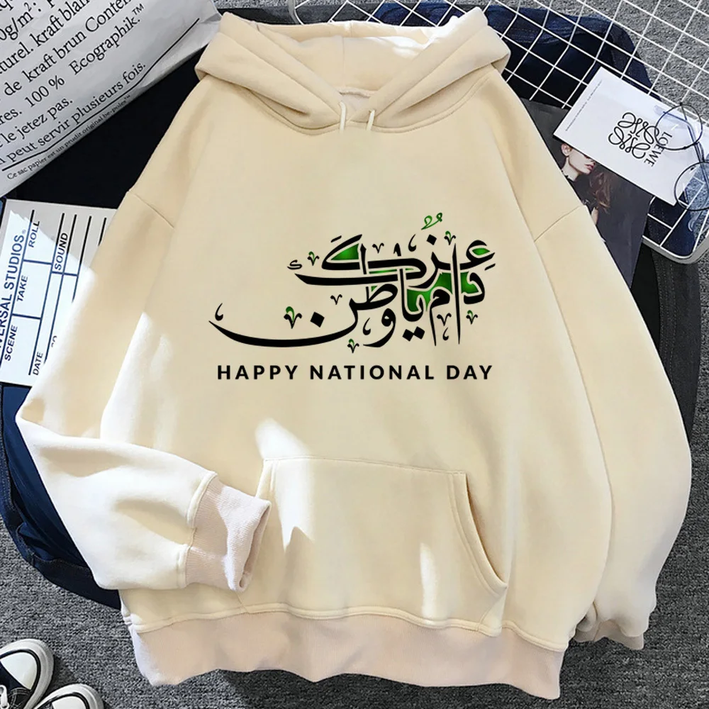 Saudi National Day hoodie Japanese graphic patterned kawaii harajuku casual wear girl hoddie youthful pattern graphic