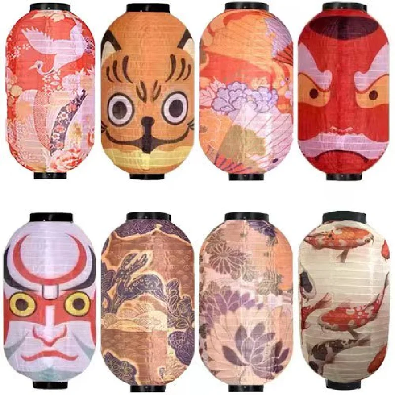 

Japanese Gods Spirits Waterproof Lanterns Sake Izakaya Sushi Ramen Noodles Cuisine Restaurant Advertising Holiday Decoration