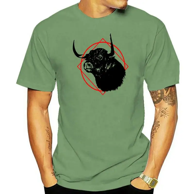 Printed T-Shirt Men TAURUS ZODIAC SIGN, GOOD LUCK TAUROMACHY T Shirt O-Neck T Shirt