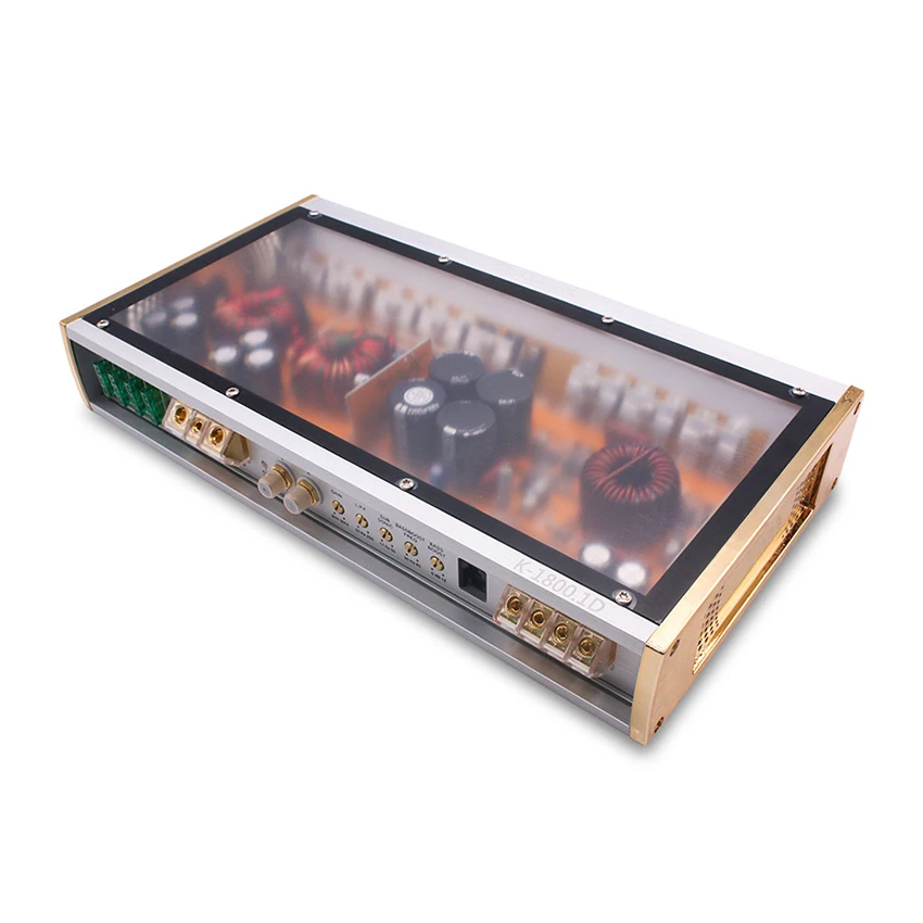 1600W Single Channel Car Amplifier Mono Class D Power Amplifier for Car Audio Modification