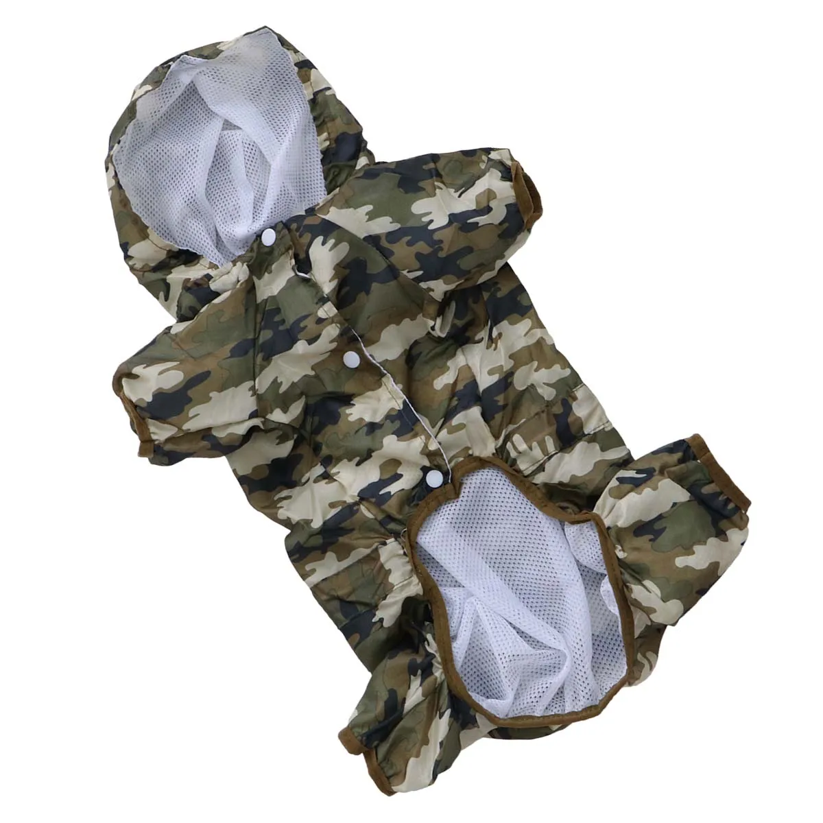 

Rainproof Dog Clothes Waterproof Raincoat with Hood Raincoats Jacket Windproof Pet for Wet Weather Small Dogs Breathable