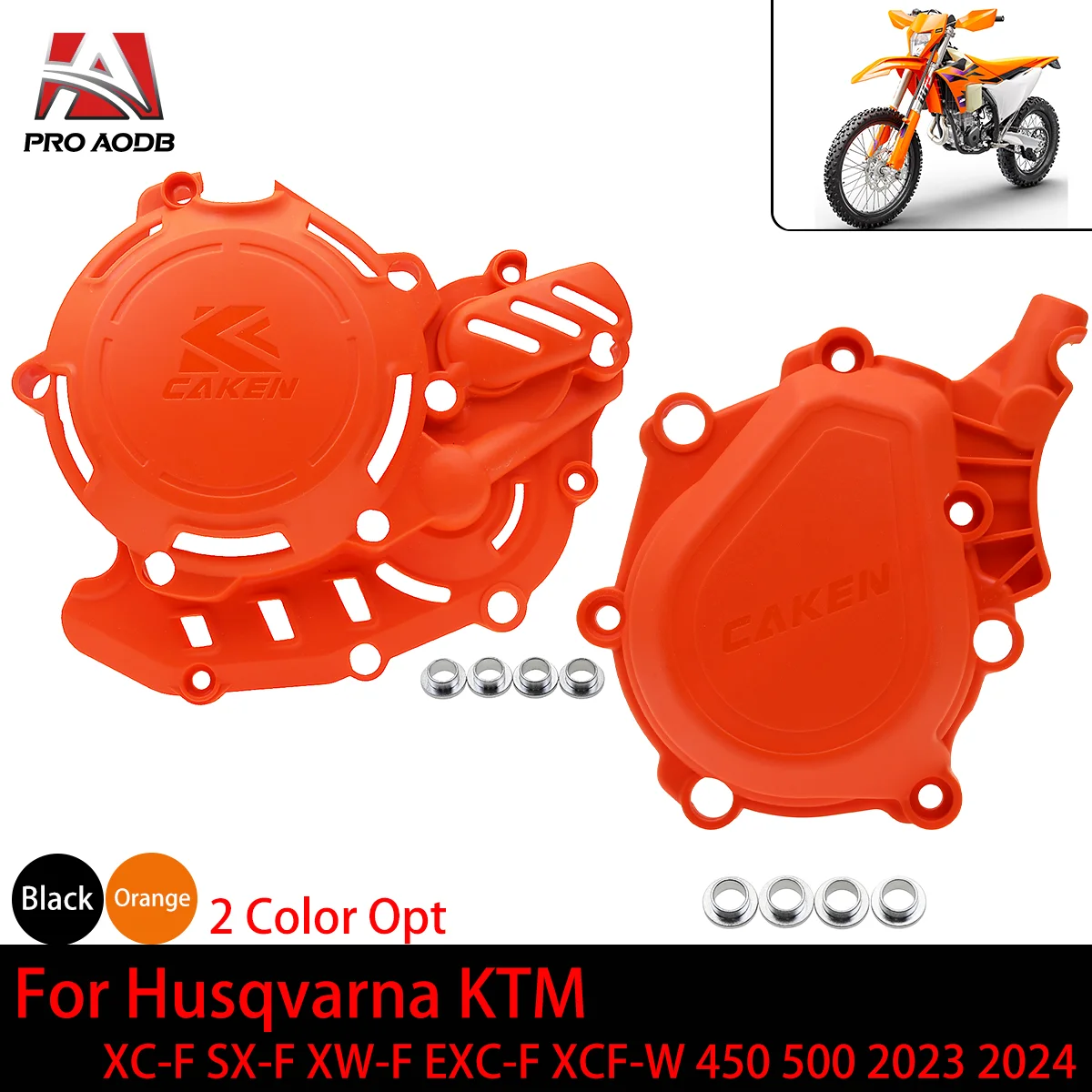 

Engine Ignition Clutch Cover Guard Protector For KTM Husqvarna GASGAS XCF XCFW 450 XCF 500 EXC SXF FC FE EC EX Motocross 2024