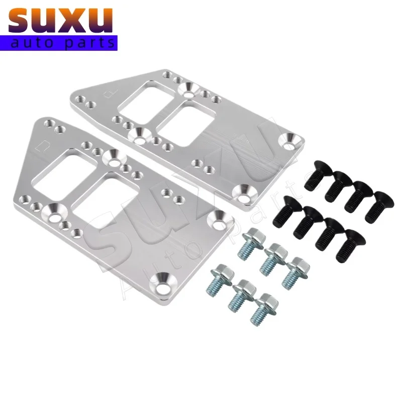Car Accessories Sliver 4 Position LS1 Engine Swap Plate LS Conversion Motor Mounts Kit For Chevelle Camaro Nova  LS LSX