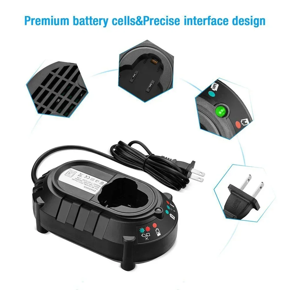 Náhradní nabíječka baterií pro Makita BL1013 BL1014 10,8 V 12 V Li-ion baterie DC10WA elektrická vrtačka/nářadí EU UK AU US zástrčka - náhled 5