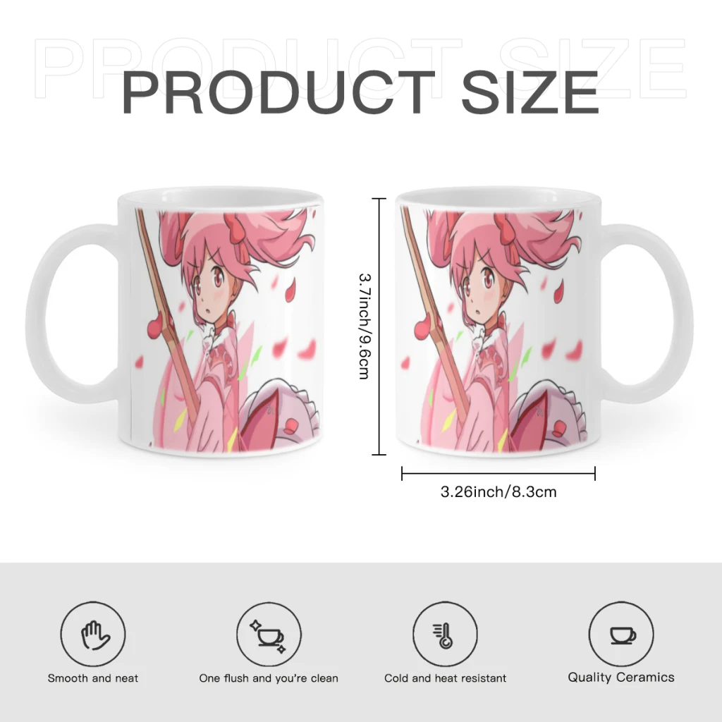 Puella Magi Madoka Magica Free shipping Coffee Cups Ceramic cups creative cups and cute mugs Personalized Gift Cup For Tea