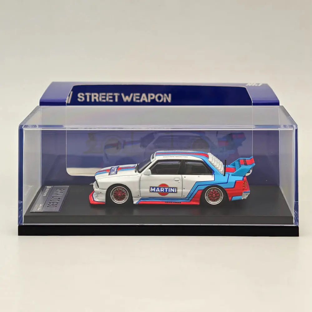 Street Weapon SW 1:64 M3 E30 LTO Simulation alloy car model Collection gift