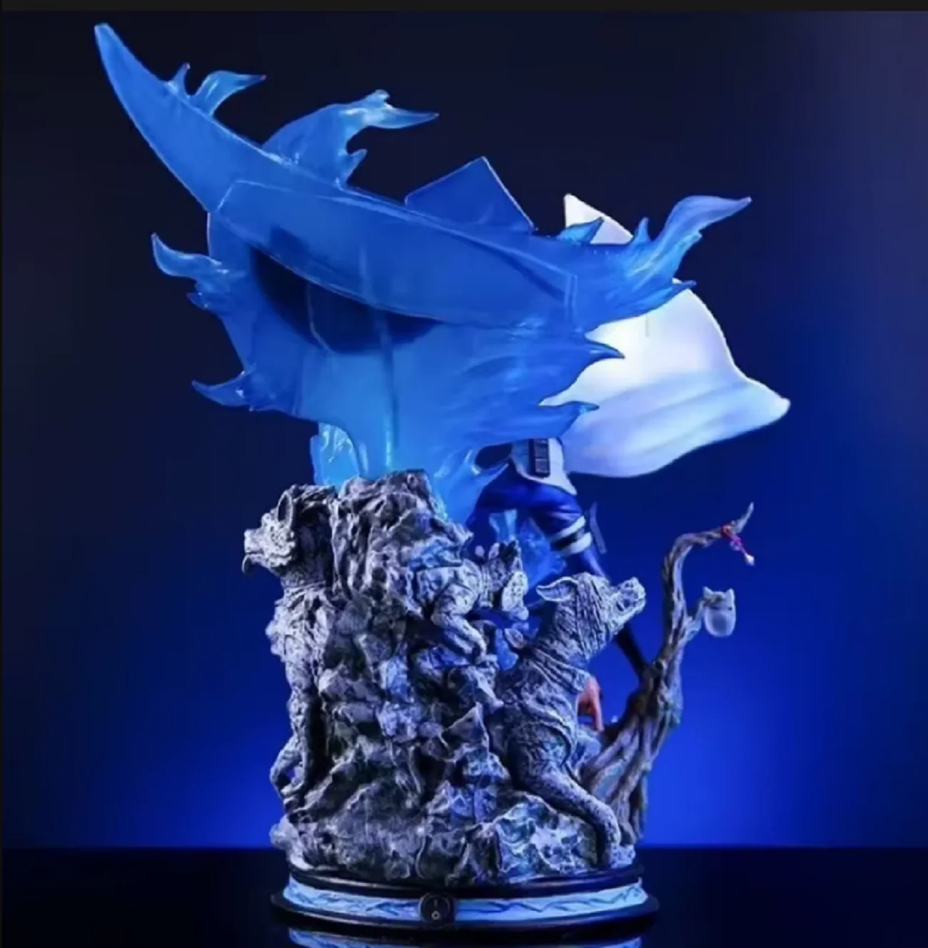 Figurka anime Naruto Kakashi, 28 cm, stojąca, PVC, kolekcjonerska, dekoracja pokoju, ręcznie robiona, prezent urodzinowy dla chłopca.